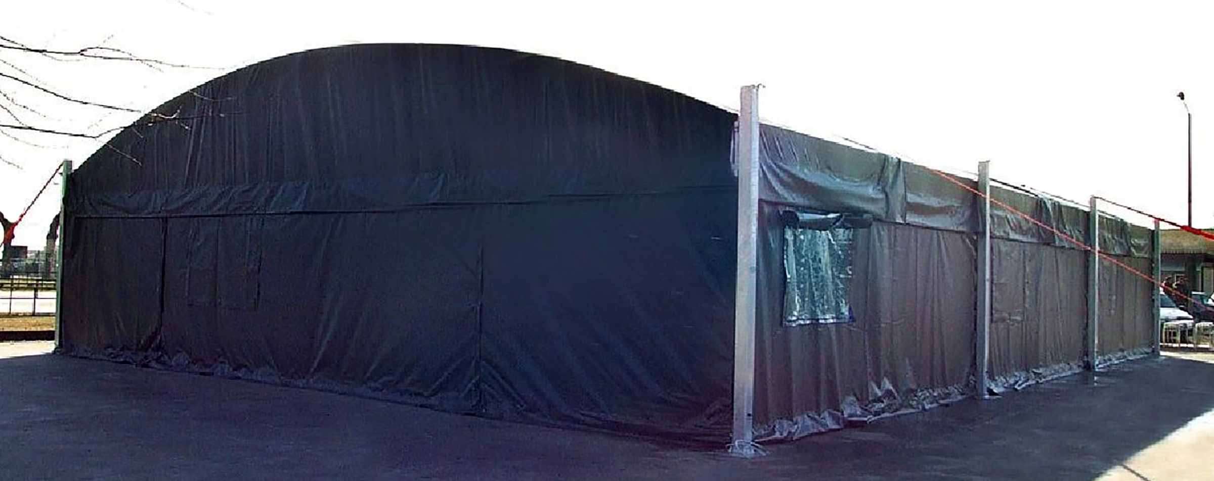 Каркасный модульный быстровозводимый ангар TENTER FAST для военных